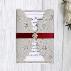 Elegant Invitation Card Laser Cut Paper  Holiday Greeting Card Wedding Invitation